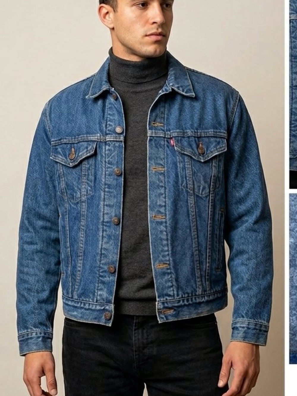 Levi's Blue Denim Trucker vintage 80s 70506-0316
